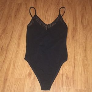 Black Tank Top Bodysuit